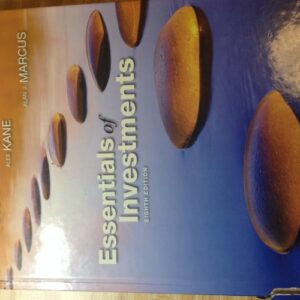 Manual solution For Essentials of Investments (The Mcgraw-hill/Irwin Series in Finance, Insurance, and Real Estate) 8 by Zvi Bodie, Alex Kane, Alan Marcus