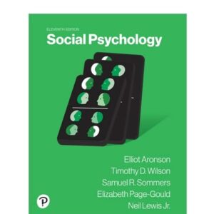 Manual solution For Social Psychology [RENTAL EDITION] 11 by Elliot Aronson, Timothy D. Wilson, Robin M. Akert, Samuel R Sommers