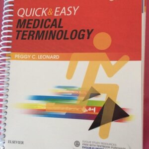 Manual solution For Quick & Easy Medical Terminology 8 by Peggy C. Leonard MT MEd