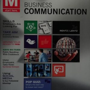 Manual solution For M: Business Communication - Standalone book 3 by Kathryn Rentz, Paula Lentz