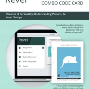 Test Bank For Revel for Theories of Personality: Understanding Persons -- Combo Access Card 7th by Susan Cloninger Ph.D.