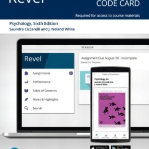 Test Bank For Psychology -- Revel Access Code 6th by Saundra Ciccarelli, J. White