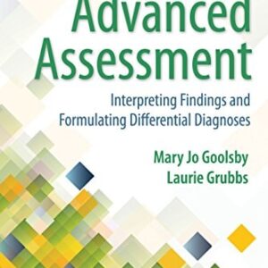 Manual solution For Advanced Assessment: Interpreting Findings and Formulating Differential Diagnoses Fourth by Mary Jo Goolsby EdD MSN NP-C FAANP, Laurie Grubbs PhD ARNP-C
