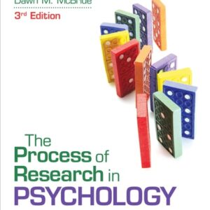Manual solution For The Process of Research in Psychology 3 by Dawn M. McBride
