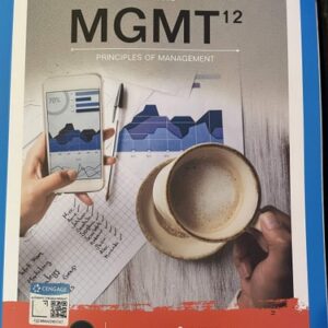 Manual solution For MGMT 12 by Chuck Williams