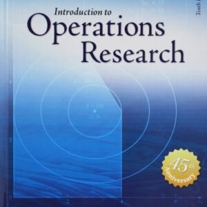 Manual solution For INTRO.TO OPER.RSRCH. 10th edition/revised by Frederick S Hillier
