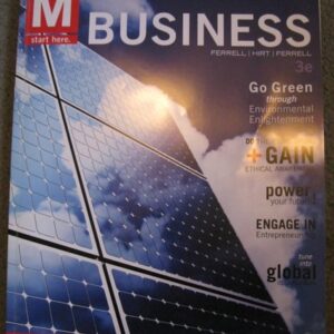 Test Bank For M: Business 3th by O. C. Ferrell, Geoffrey Hirt, Linda Ferrell