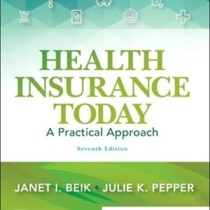 Manual solution For Health Insurance Today 7 by Janet I. Beik AA BA MEd, Julie Pepper BS CMA (AAMA)