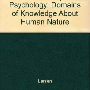 Test Bank For Personality Psychology 1th by Randy J. Larsen, David M. Buss, Mcgraw Hill