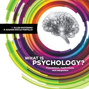 Manual solution For What is Psychology?: Foundations, Applications, and Integration 4 by Ellen E. Pastorino, Susann M Doyle-Portillo