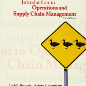 Manual solution For Introduction to Operations and Supply Chain Management 3rd ed. by Cecil C Bozarth, Robert B Handfield