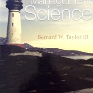 Test Bank For Introduction to Management Science 11th ed.th by Bernard W Taylor III