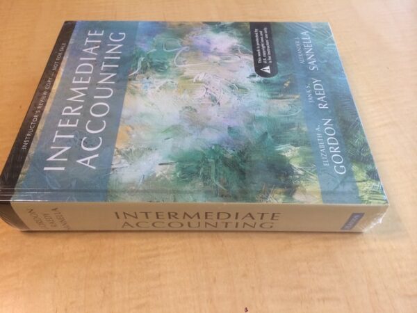 Test Bank For Intermediate Accounting 1th by Elizabeth Gordon, Jana Raedy, Alexander Sannella