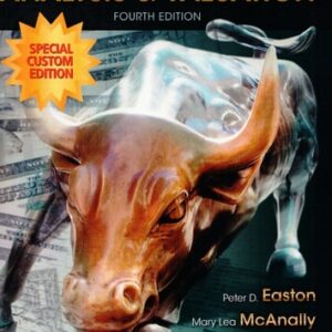 Manual solution For Financial Statement Analysis & Valuation 4th Edition, by Canterbury Custom Edition by Peter D. Easton
