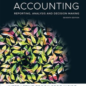 Manual solution For Accounting: Reporting, Analysis and Decision Making 7 by Shirley Carlon, Rosina McAlpine, Chrisann Lee, Lorena Mitrione, Ngaire Kirk, Lily Wong