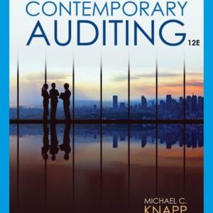 Test Bank For Contemporary Auditing 12th by Michael C. Knapp