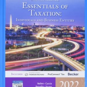Manual solution For South-Western Federal Taxation 2022: Essentials of Taxation: Individuals and Business Entities (Intuit ProConnect Tax Online & RIA Checkpoint, 1 term Printed Access Card) 25 by Annette Nellen, Andrew D. Cuccia, Mark Persellin, James C. Young, David M. Maloney