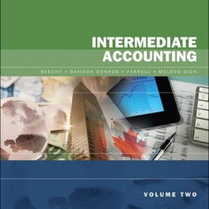 Manual solution For Intermediate Accounting Volume 2 7 by Thomas Beechy, Joan Conrod, Elizabeth Farrell, Ingrid McLeod-Dick