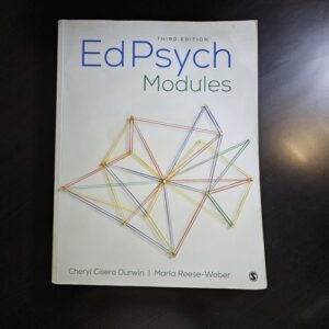 Manual solution For EdPsych Modules 3 by Cheryl Cisero Durwin, Marla J. Reese-Weber