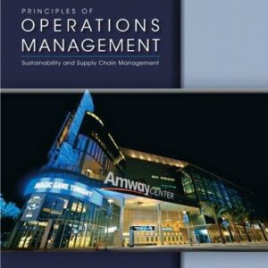 Manual solution For Principles of Operations Management (9th Edition) 9 by Jay Heizer, Barry Render