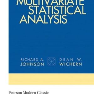 Manual solution For Applied Multivariate Statistical Analysis (Classic Version) (Pearson Modern Classics for Advanced Statistics Series) 6 by Richard Johnson, Dean Wichern