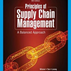 Manual solution For Principles of Supply Chain Management: A Balanced Approach 6 by Joel D. Wisner, Keah-Choon Tan, G. Keong Leong