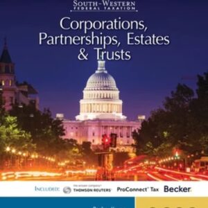 Test Bank For South-Western Federal Taxation 2023: Corporations, Partnerships, Estates and Trusts (Intuit ProConnect Tax Online & RIA Checkpoint, 1 term Printed Access Card) 46th by William A. Raabe, James C. Young, Annette Nellen, Brad Cripe, Sharon Lassar