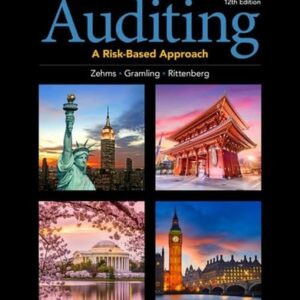 Manual solution For Auditing: A Risk-Based Approach 12 by Karla M Johnstone-Zehms, Audrey A. Gramling, Larry E. Rittenberg