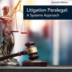 Manual solution For The Litigation Paralegal: A Systems Approach 7 by James W. H. McCord, Pamela Tepper